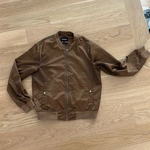 Bonobos Copper Bomber Jacket - full zip with pockets - slim fit (size M)